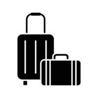 travel bag icon vector design template simple and modern