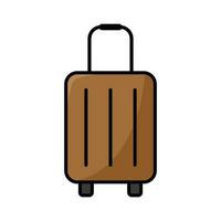 travel bag icon vector design template simple and modern