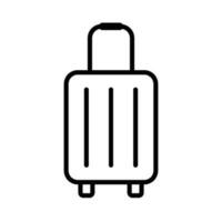 travel bag icon vector design template simple and modern