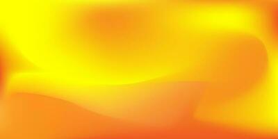 Vector abstract glowing yellow-orange rainbow background. Horizontal banner. Blurred gradient template. EPS10 vector