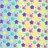 Cute seamless pattern children's theme stars colorfully on a light background. Vector illustration for kids Pattern suitable for posters, postcards, fabric or wrapping paper