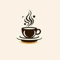 Coffee cup vector logo design,Premium coffee shop logo. Cafe mug icon, Coffee illustration icon