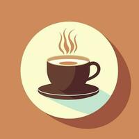 café taza vector logo diseño, prima café tienda logo. café jarra icono,