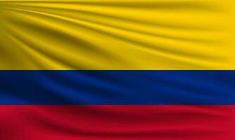 Vector flag of Colombia