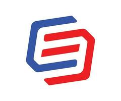 Letter E logo. Icon design. Template elements - vector sign symbol