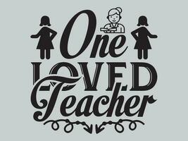 Teacher's T shirt Design File vector