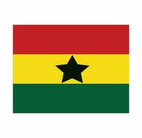 Ghana nacional bandera Pro vector