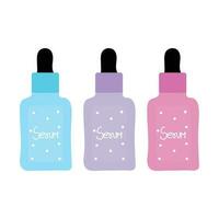 Set Of Face Serum vector