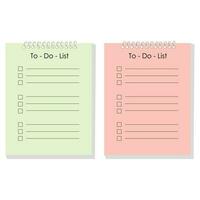 To-Do-List , Set Of 2 Free Vector