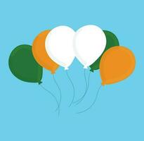 Balloons For India's Independence Day vector