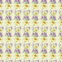 Vector white and blue seamless roses pattern in retro style with trailing vines and large flowers suitable for fabric or interior design