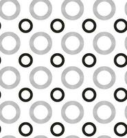 The geometric lineal pattern. Seamless vector background. Black and white texture. Grid composition. Circles. retro records.