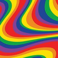 rainbow pride swirl background vector pattern