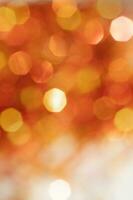 Abstract atmospheric background of tinsel with bokeh. photo