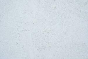 Texture of plastered white wall close-up. photo