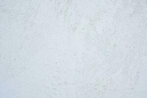 Texture of plastered white wall close-up. photo