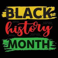 Black History T-Shirt Design Bundle vector