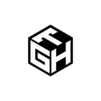 GHT letter logo design in illustration. Vector logo, calligraphy designs for logo, Poster, Invitation, etc.