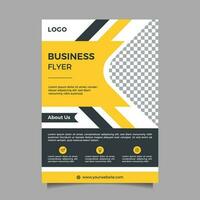 Professional corporate flyer design template vector