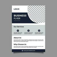 Elegant modern corporate flyer design vector