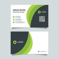 Modern elegant business card design vector