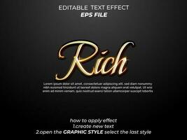 rich text effect, typography, 3d text vector