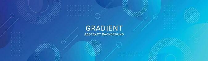 Blue gradient abstract background with geometric shape. vector