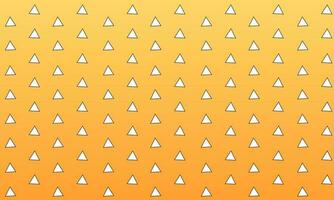 Triangle seamless pattern on yellow-orange gradient background. Great for print, fashion, clothing, fabric, pillow, bed sheet design and more. vector