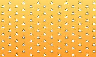 Triangle seamless pattern on yellow-orange gradient background. Great for print, fashion, clothing, fabric, pillow, bed sheet design and more. vector