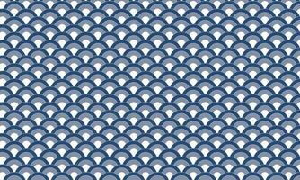 Vector illustration of a seamless pattern of blue scales