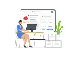 Flat style vector illustration design of dropshipper ordering process. Simplified visual representation of dropshipping business model.