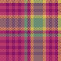 Plaid pattern vector of tartan seamless check with a fabric background texture textile.
