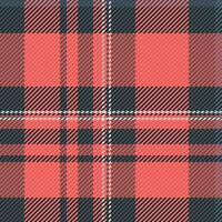Plaid background pattern of seamless vector texture with a fabric textile tartan check.