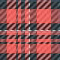 Plaid background pattern of seamless vector texture with a fabric textile tartan check.