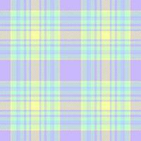 Fabric textile plaid of check vector background with a seamless texture tartan pattern.