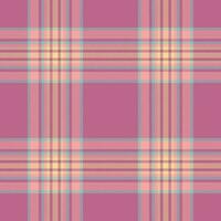 Tartan textile fabric of background pattern vector with a seamless texture plaid check.