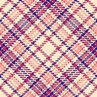Texture background vector of tartan plaid textile with a seamless check pattern fabric.