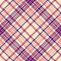 Texture background vector of tartan plaid textile with a seamless check pattern fabric.