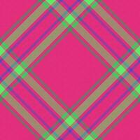 Fabric plaid background of tartan texture textile with a vector seamless pattern check.