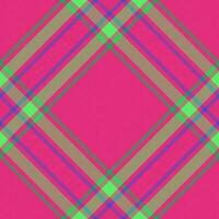 Fabric plaid background of tartan texture textile with a vector seamless pattern check.