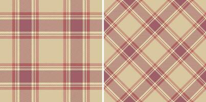 Pattern tartan check of plaid seamless background with a textile fabric vector texture.