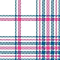 Plaid check pattern. Seamless fabric texture. Tartan textile print. vector