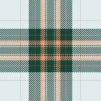 Plaid check pattern. Seamless fabric texture. Tartan textile print. vector