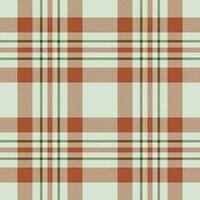 Plaid seamless pattern. Check fabric texture. Vector textile print.