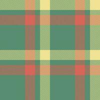 Pattern vector check of fabric seamless textile with a plaid tartan background texture.