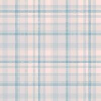 Seamless check pattern of fabric vector texture with a tartan background textile plaid.