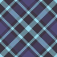 Vector fabric background of pattern plaid texture with a check seamless textile tartan.