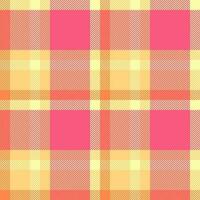 Pattern textile tartan of seamless background texture with a fabric check plaid vector. vector