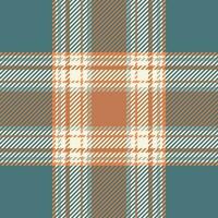 Plaid check pattern. Seamless fabric texture. Tartan textile print. vector