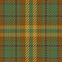 Seamless pattern of scottish tartan plaid. Repeatable background with check fabric texture. Vector backdrop striped textile print.